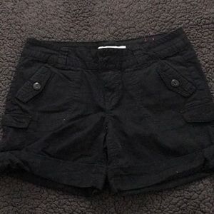 Black Jean shorts